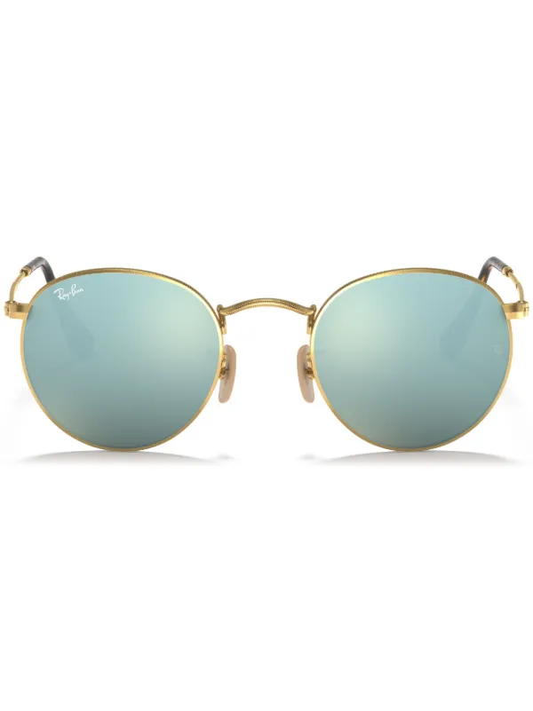 Ray-Ban Round Metal Sunglasses Gold FARFETCH VN