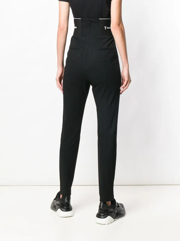 alexander wang logo elastic legging