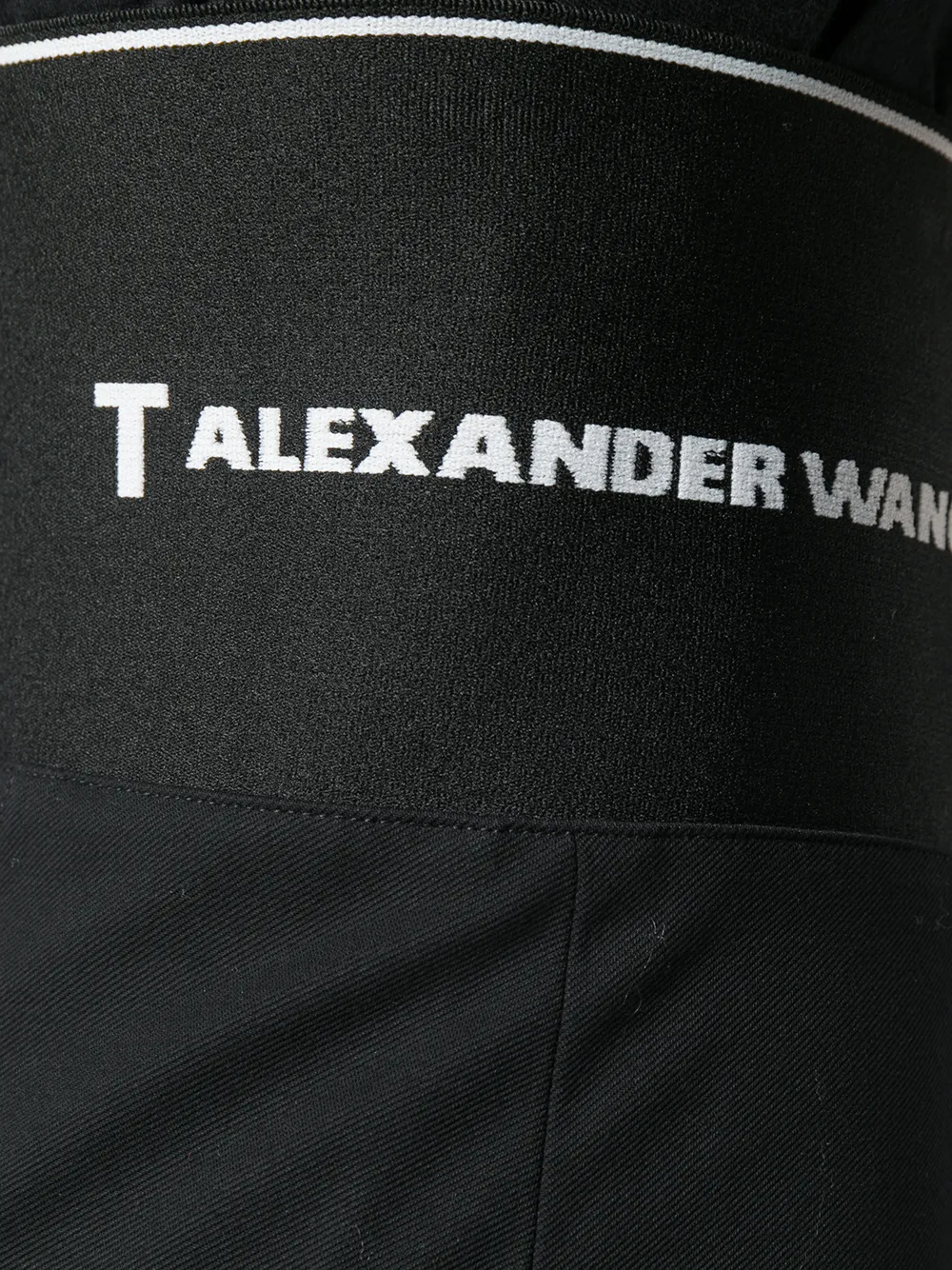 alexander wang logo elastic legging