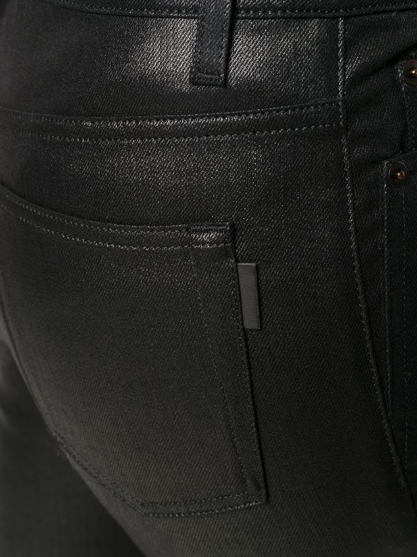 buy > saint laurent black coated skinny jeans,saint laurent black coated  skinny jeans, Up to 64% OFF