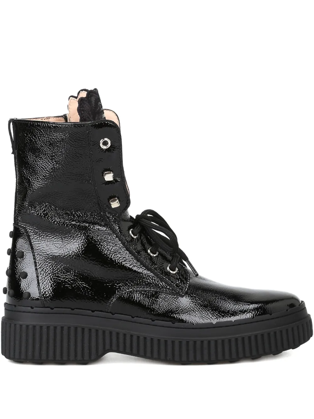Tod's militairen laarzen met studs Zwart