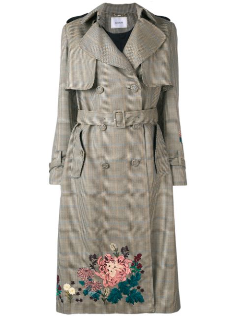 Erdem Embroidered Trench Coat - Farfetch