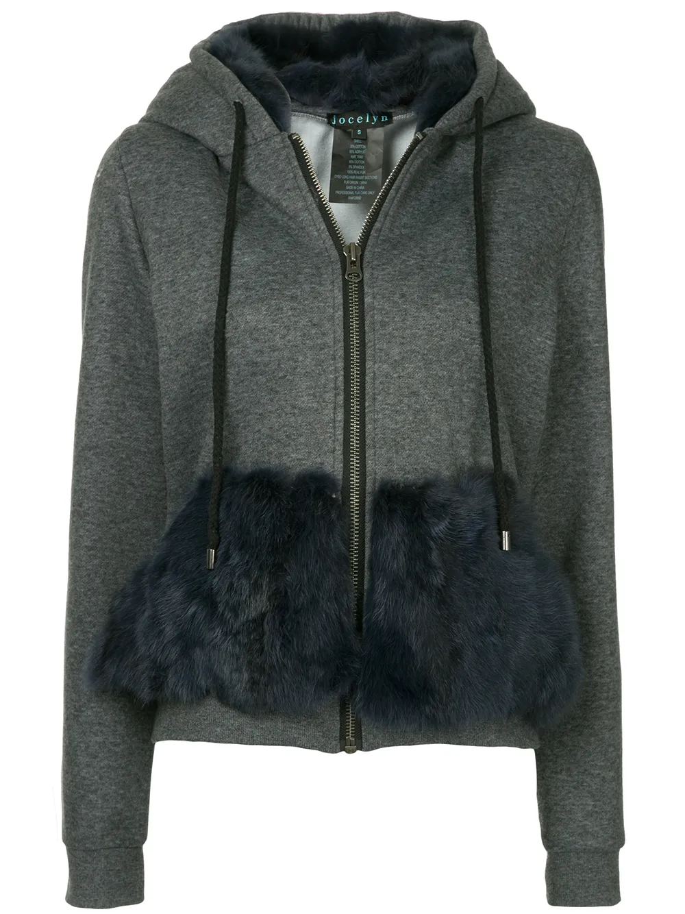 Jocelyn fur hoodie Clearance