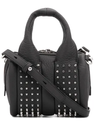 Alexander Baby Rockie Bag With Microstuds Farfetch Alexander Baby Rockie Bag With Microstuds