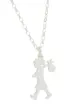 Karen Walker large Runaway Girl pendant necklace