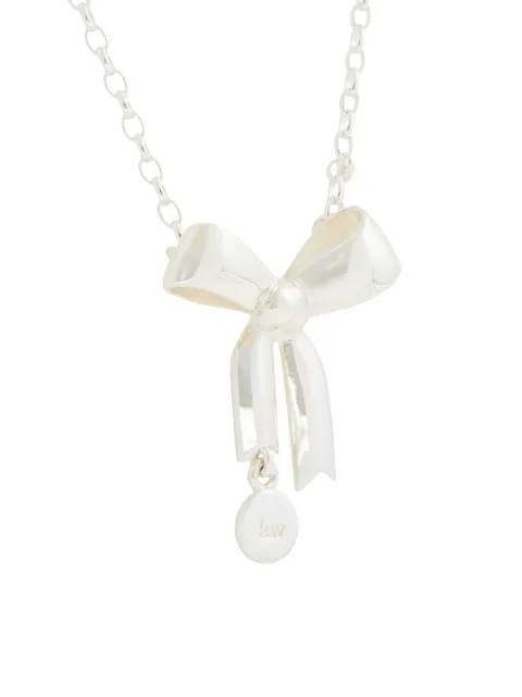 Karen Walker Bow Pendant Necklace Farfetch Karen Walker Bow Pendant Necklace