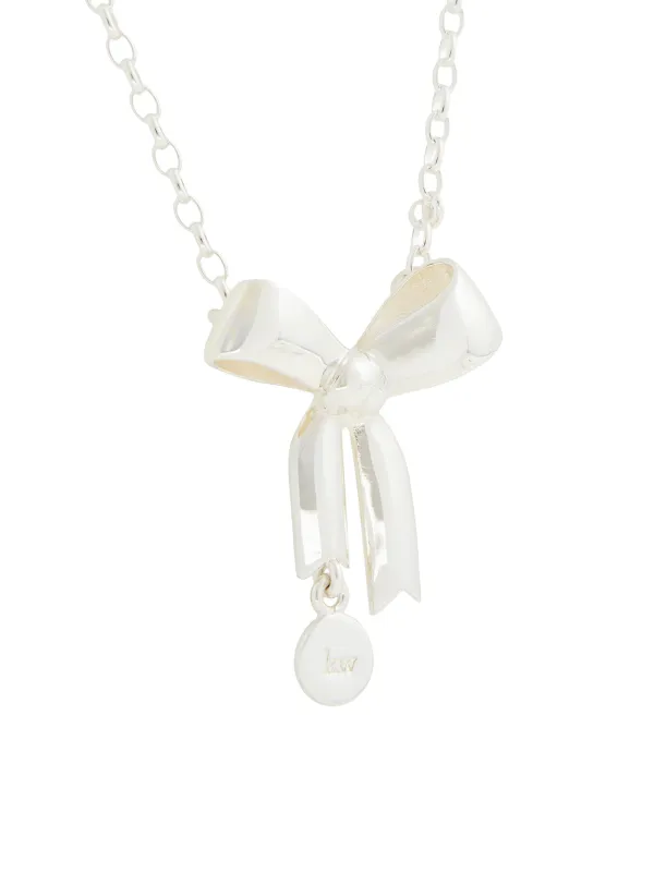 Karen Walker Bow Pendant Necklace 