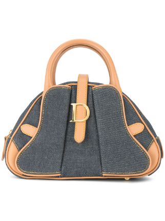 Christian Dior Denim Triangle Bag 
