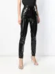 Balmain Skinny-Hose in Vinyloptik