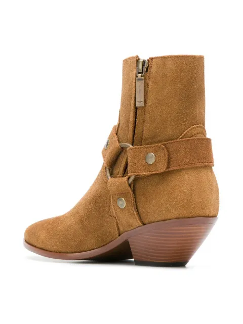 saint laurent west harness boots
