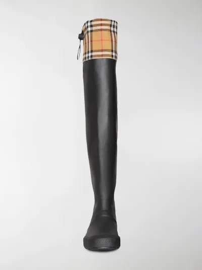 Burberry knee high rain boots clearance