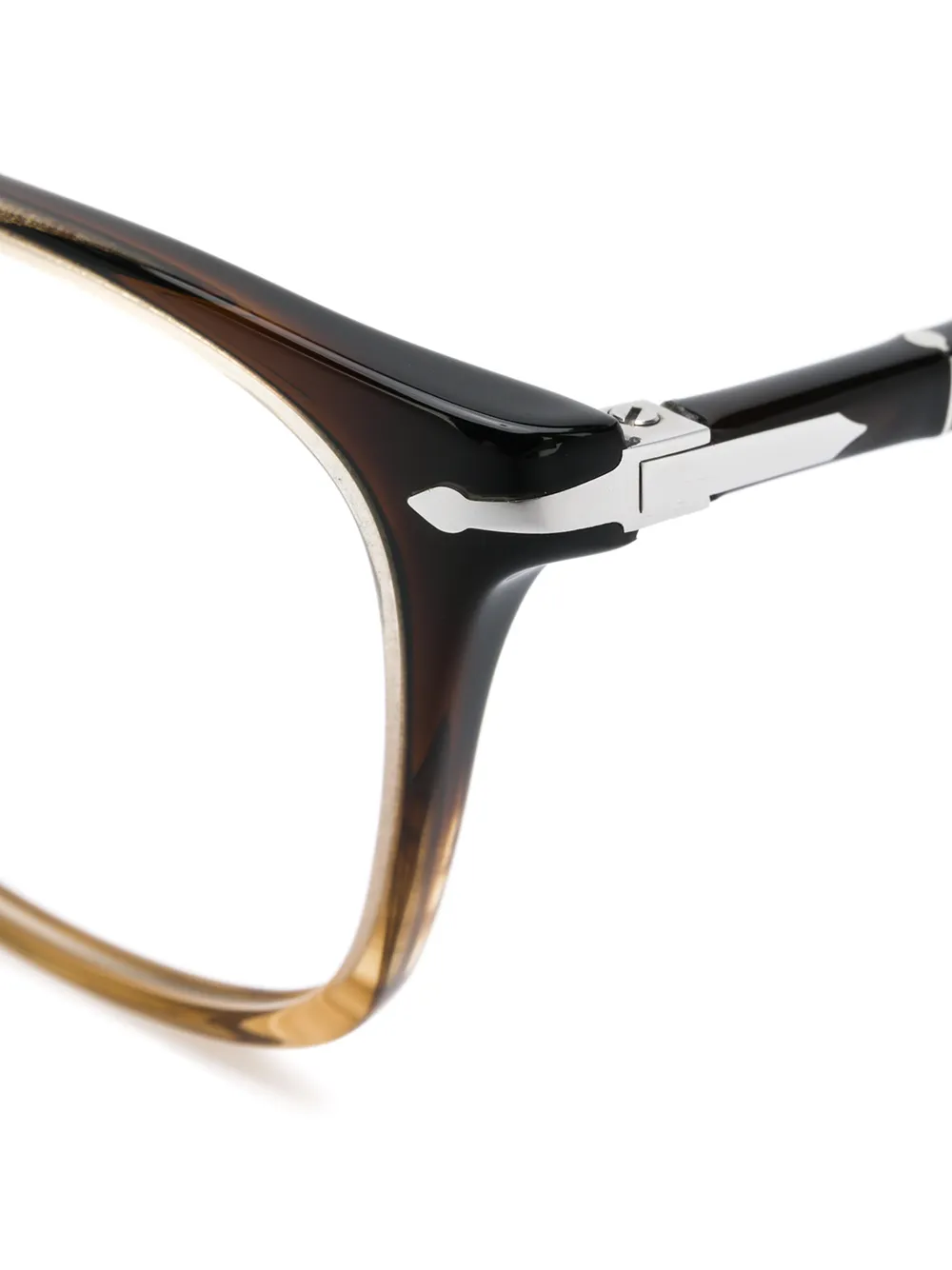 Persol rectangular shaped glasses Zwart