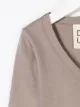 Douuod Kids wrap front jersey blouse