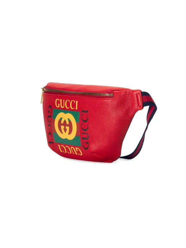 gucci red fanny pack