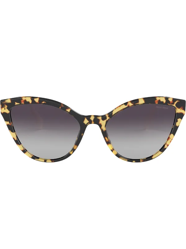 Miu Miu Eyewear Cat Eye Sunglasses Aw18 Farfetch Com