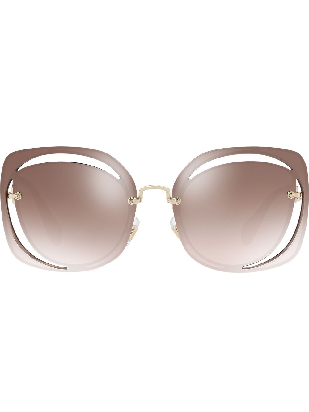 Image 1 of Miu Miu Eyewear cut out Scenique sunglasses