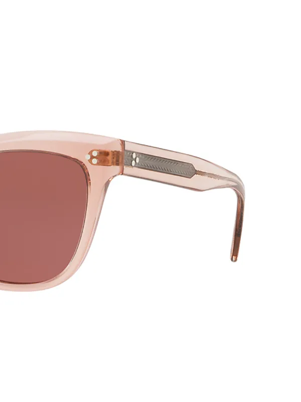 oliver peoples pink glasses