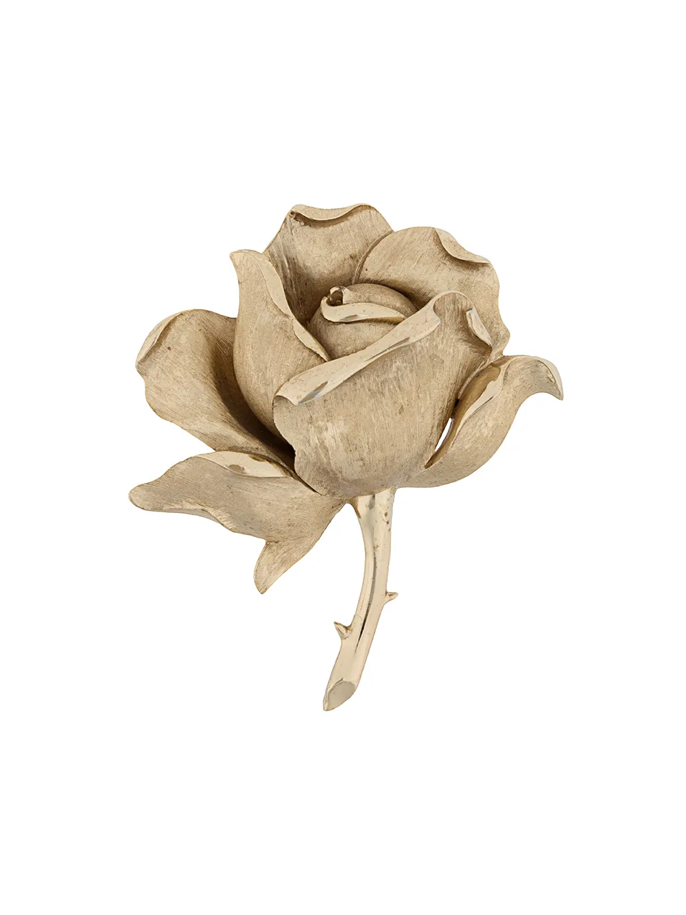 Susan Caplan Vintage Trifari rose brooch | Metallic | Image 1