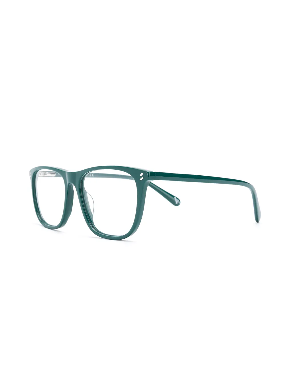 Stella McCartney Kids zonnebril met vierkante rand - Groen
