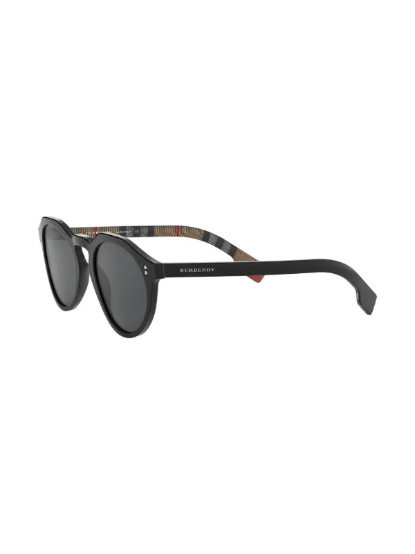 burberry keyhole round frame sunglasses