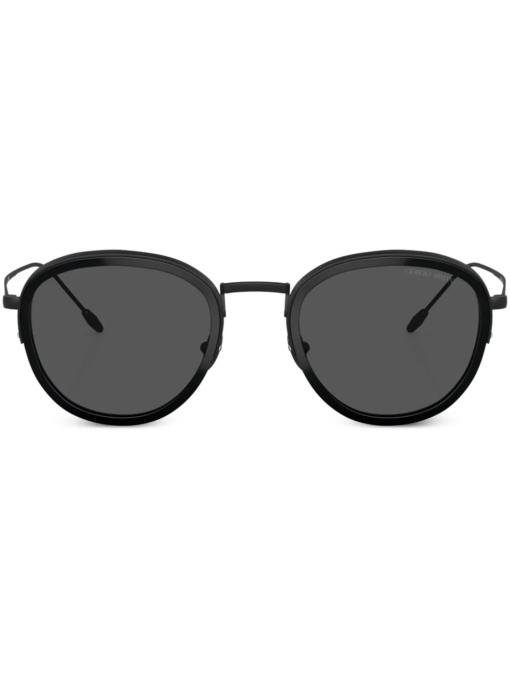 Giorgio Armani round-frame sunglasses | Black | Image 1