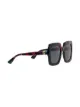 Gucci Eyewear Square-frame glitter acetate sunglasses