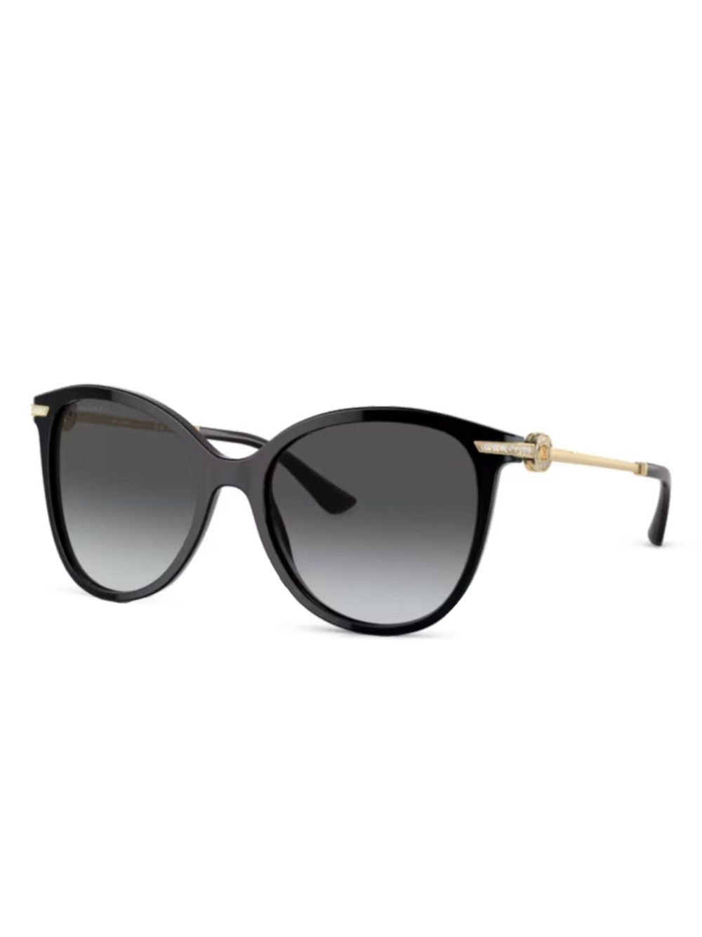 Bvlgari crystal-embellished sunglasses - Black