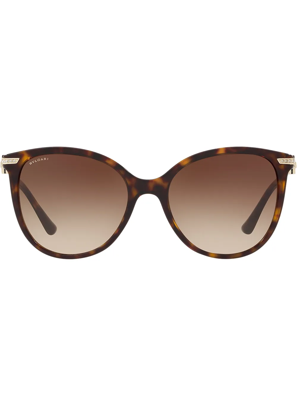 tortoiseshell oversized round frame sunglasses
