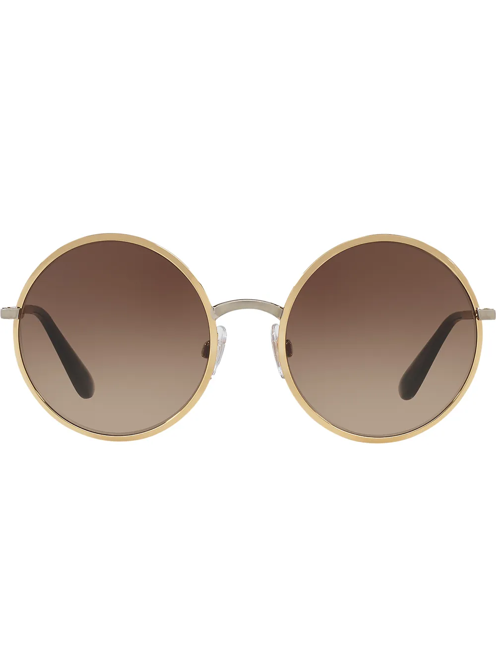 Dolce & Gabbana Eyewear солнцезащитные очки в круглой оправе