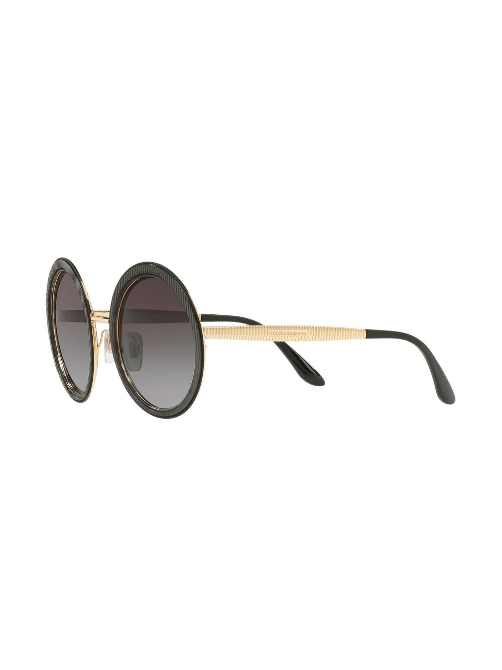 фото Dolce & Gabbana Eyewear солнцезащитные очки в круглой оправе