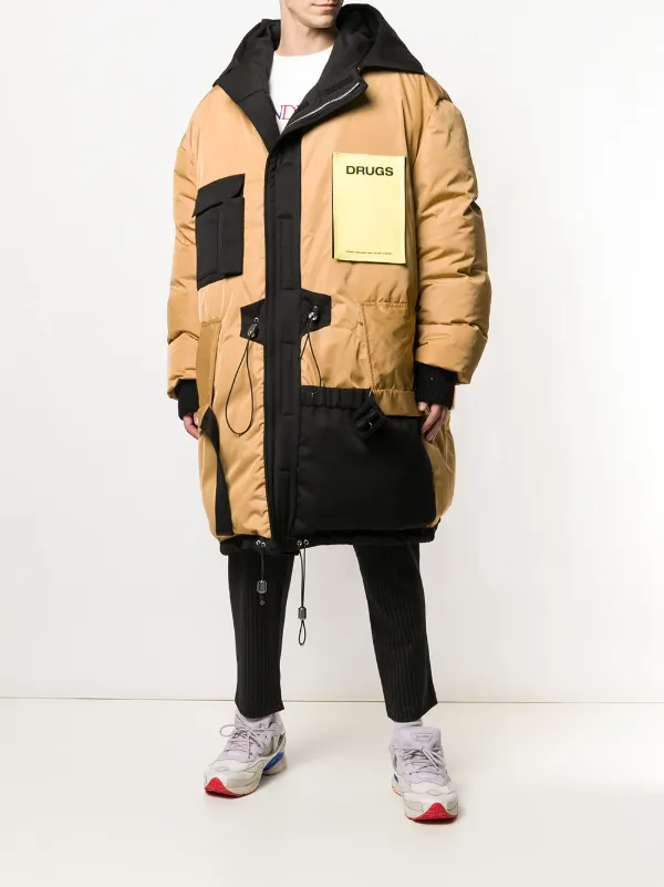 Raf Simons Oversized Reversible Padded Jacket Aw18 Farfetch Com