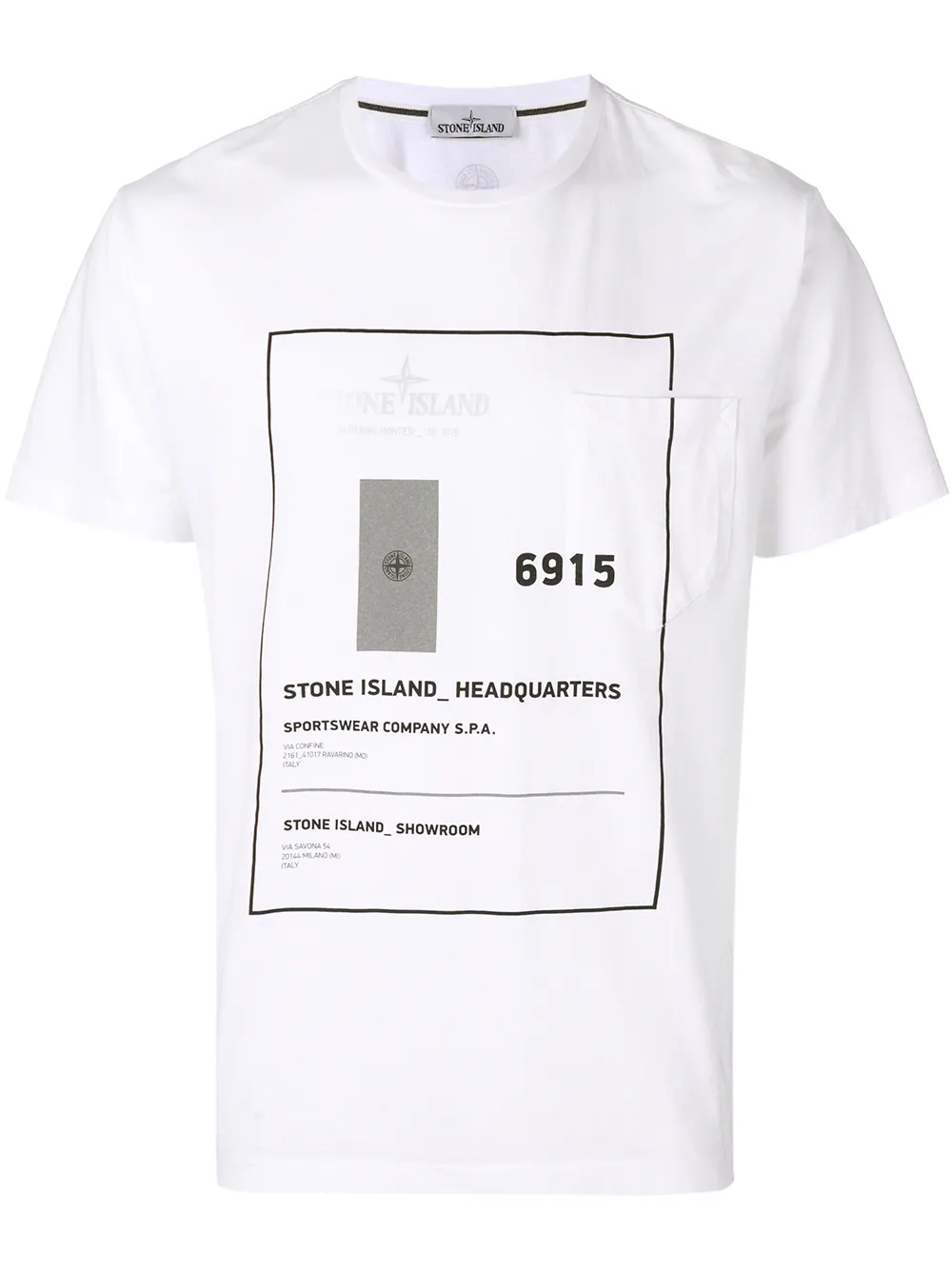 Stone Island t shirt Med Logotypmotiv Farfetch Stone Island t shirt Med Logotypmotiv Farfetch
