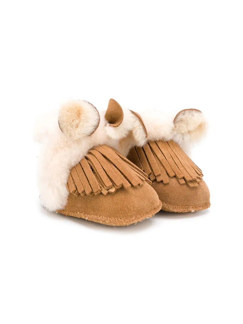 Ugg Australia Kids ботинки с бахромой