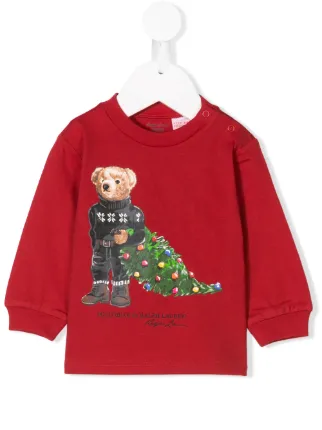 ralph lauren bear christmas sweater