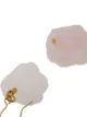 Märta Larsson Rose quartz drop earrings