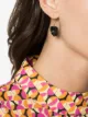 Image 2 of Märta Larsson gold plated The Raw One Black Tourmaline earrings