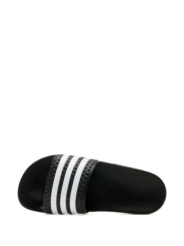 Adidas Adilette 3-Stripes Slides | Black | FARFETCH display picture 3