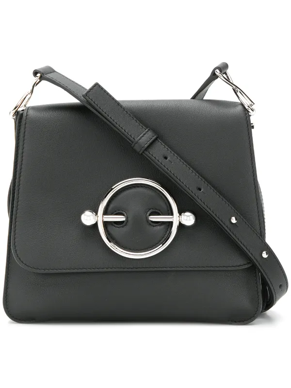 JW Anderson Disc Cross Body Bag in Black
