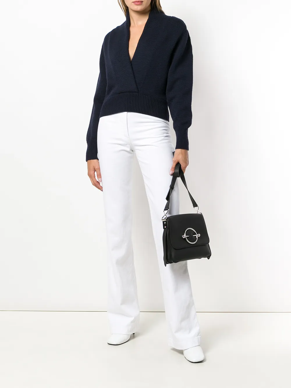 JW Anderson disc cross body tas Zwart
