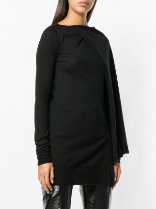 slim-fitted asymmetric sweater展示图