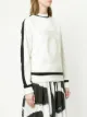 Chanel Pre-Owned contrast trim sweater