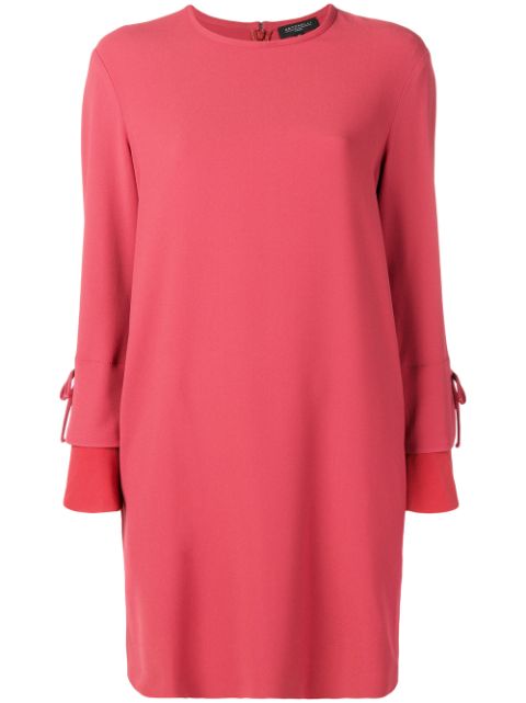 ANTONELLI ANTONELLI LONGSLEEVED SHIFT DRESS - 粉色
