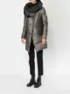 Isaac Sellam Experience leather padded coat