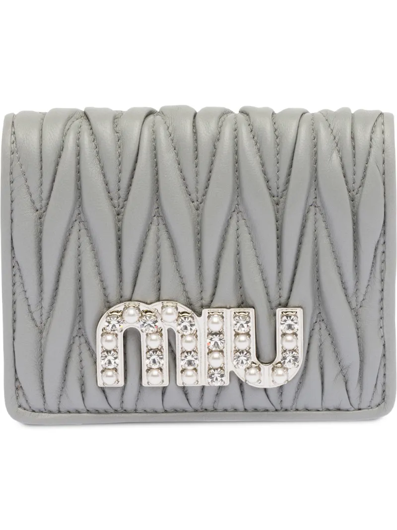 Miu Miu стеганый кошелек