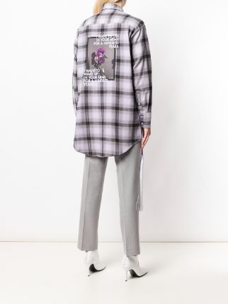 oversized soft washed flannel shirt展示图