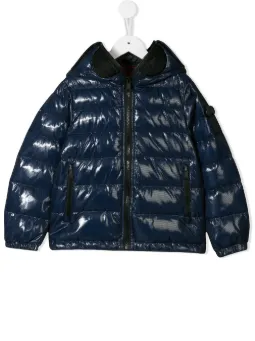 hooded padded jacket