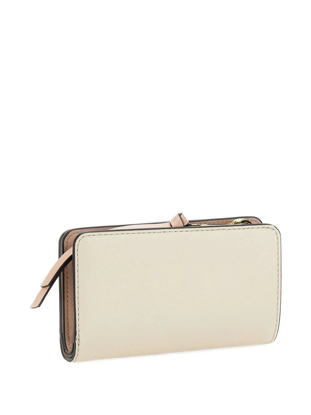  Marc Jacobs Compact Portemonnaie Aus Leder   Grau 