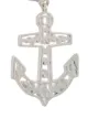 Karen Walker filigree anchor studs