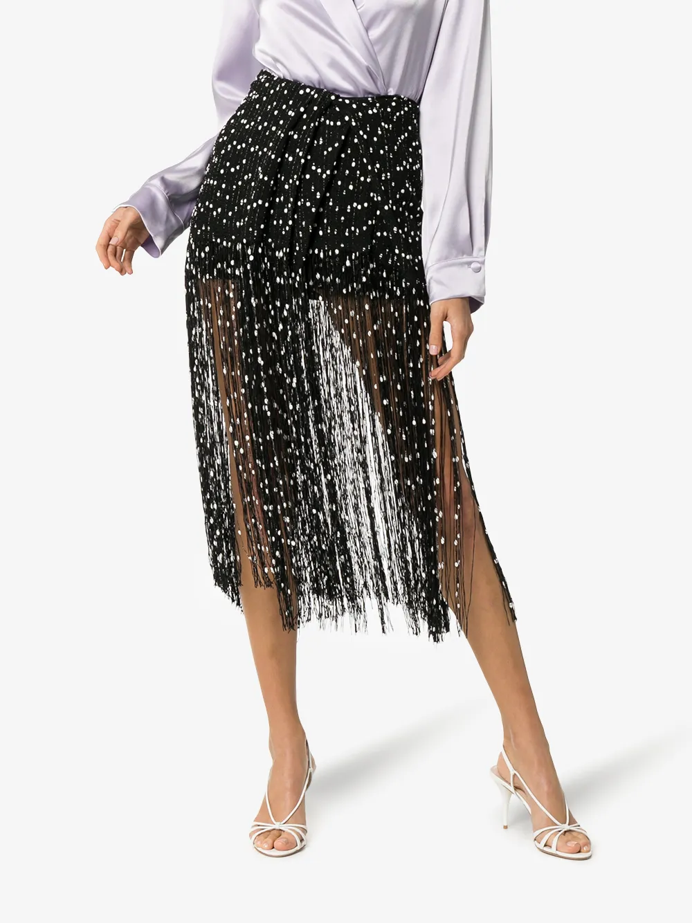 Jacquemus polka dot skirt top