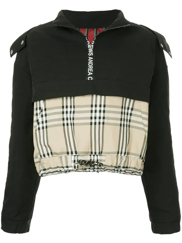 half zip black hoodie